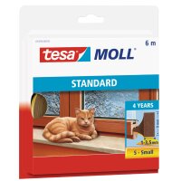 tesa Moll STANDARD I-Profil Schaumstoff-Dichtung, 9 mm x 6 m