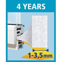 tesa Moll STANDARD I-Profil Schaumstoff-Dichtung, 9 mm x 6 m