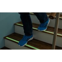 tesa Anti-Rutschband, 25 mm x 5,0 m, fluoreszierend