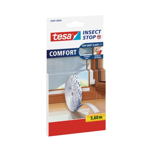 tesa Fliegengitter STANDARD für Fenster, 1,00 m x 1,00 m