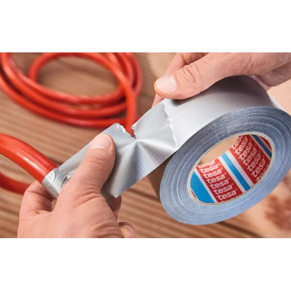 tesa Folienband extra Power Universal, 50 mm x 50 m, silber