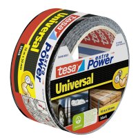 tesa Folienband extra Power Universal, 50 mm x 50 m, weiss