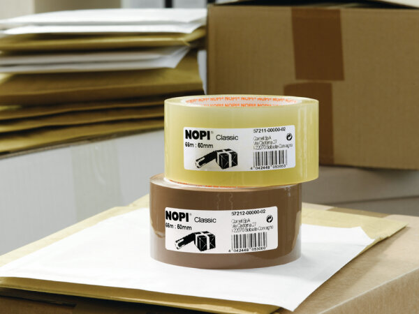 NOPI Ruban adhésif universel pour emballage, 50 mm x 66 m