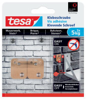 tesa Vis adhésive pour brique, rectangulaire, 5,0 kg