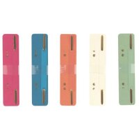 herlitz Heftstreifen 34 x 150 mm, RC-Karton, farbig sortiert