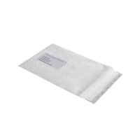 Tyvek Versandtaschen C5, mit Fenster, 55 g qm, weiss