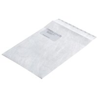 Tyvek Versandtaschen C5, mit Fenster, 55 g qm, weiss