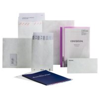 Tyvek Pochettes dexpédition C5, avec fenêtre, 55 g/m2,blanc