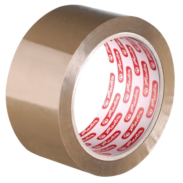 herlitz Verpackungsklebeband, 50 mm x 66 m, braun, PP