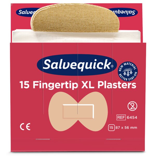 CEDERROTH Salvequick Nachf&uuml;llpackung, Fingerkuppen-Pflaster