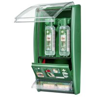 CEDERROTH Augenspül-Station, bestückt, mit Pflasterspender