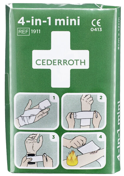 CEDERROTH Bandage hémostatique 4-en-1, mini