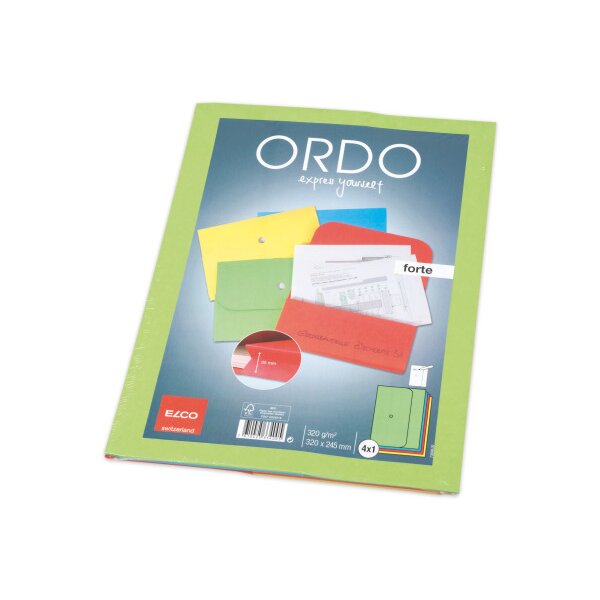 ELCO Organisationsmappe Ordo A4 73698.00 prestige, assortiert 4 Stück