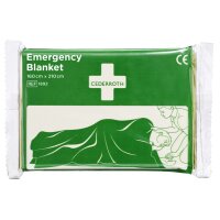 CEDERROTH Rettungsdecke, 1.600 x 2.100 mm, silber gold