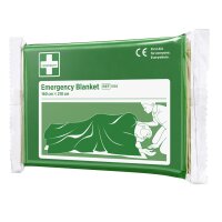 CEDERROTH Rettungsdecke, 1.600 x 2.100 mm, silber gold
