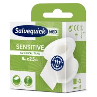 CEDERROTH Salvequick MED Fixierpflaster sensitiv, 25mm x 5m