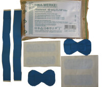LEINA Pflasterset 40-teilig, elastisch wasserfest, blau