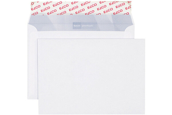 ELCO Enveloppe Premium s/fenêtre B6 30736 100g, blanc 500 pcs.