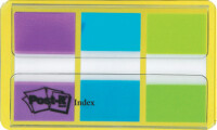 Post-it Marque-pages Index, 25,4 x 43,2 mm, 3 couleurs
