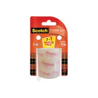 SCOTCH Ruban adhésif Crystal 19mmx15m 6-1915R2N+1...