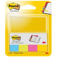 Post-it Haftstreifen Page Marker, Papier, schmal, 6+3 Gratis