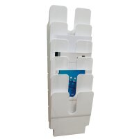 DURABLE Set de porte-brochures mural FLEXIPLUS 6, A4