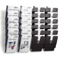 DURABLE Set de porte-brochures mural FLEXIPLUS 6, A4