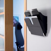DURABLE Wand-Prospekthalter-Set "FLEXIPLUS 2", A4, 2 Fächer
