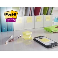 Post-it Haftnotizen super sticky notes, 76 x 76 mm, 12+12