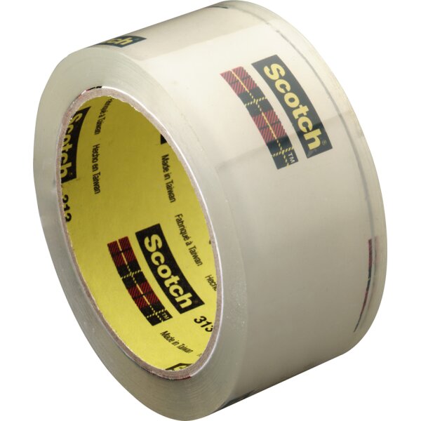 3M Scotch Ruban adhésif demballage 313, PP, 50 mm x 66 m