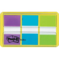 Post-it Haftstreifen Index, 25,4 x 43,2 mm, 3-farbig