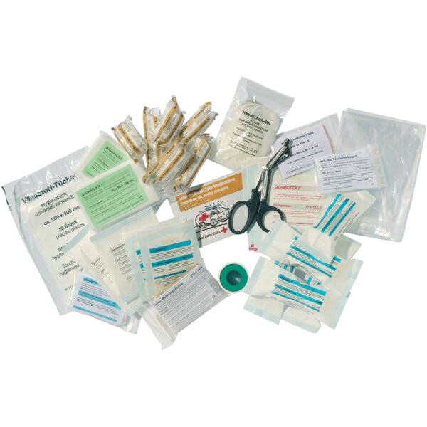 DURABLE FIRST AID SET M, Design FIRST AIS SET, argenté