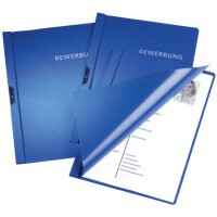 DURABLE Bewerbungsmappe, DIN A4, blau, mit Clip