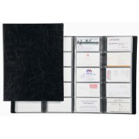 DURABLE Visitenkarten-Album VISIFIX, genarbte Folie, schwarz