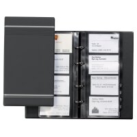 DURABLE Classeur à anneaux pour cartes de visite...