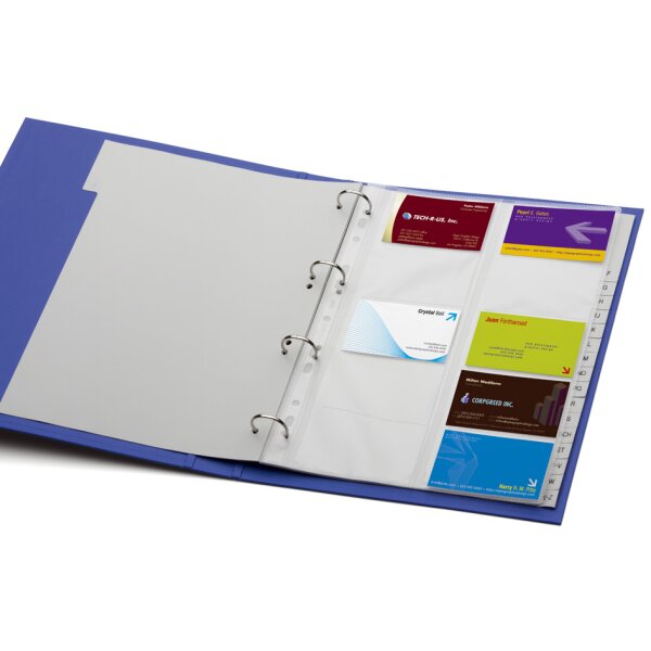 DURABLE Visitenkarten-Ringbuch VISIFIX, DIN A4, anthrazit