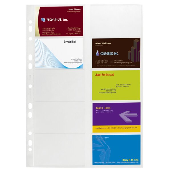 DURABLE Visitenkarten-Ringbuch VISIFIX, DIN A4, anthrazit