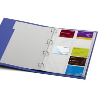 DURABLE Visitenkarten-Ringbuch VISIFIX, DIN A4, anthrazit