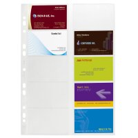 DURABLE Visitenkarten-Ringbuch VISIFIX, DIN A4, anthrazit