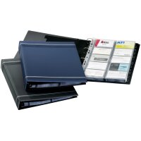 DURABLE Visitenkarten-Ringbuch VISIFIX, DIN A4, anthrazit
