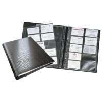 DURABLE Visitenkarten-Ringbuch VISIFIX centium, schwarz