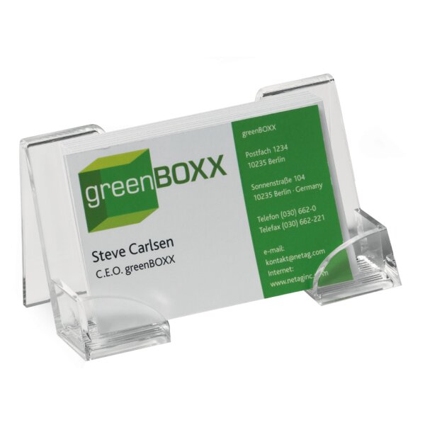 DURABLE Visitenkarten-Aufsteller, Acryl, mit 1 Fach