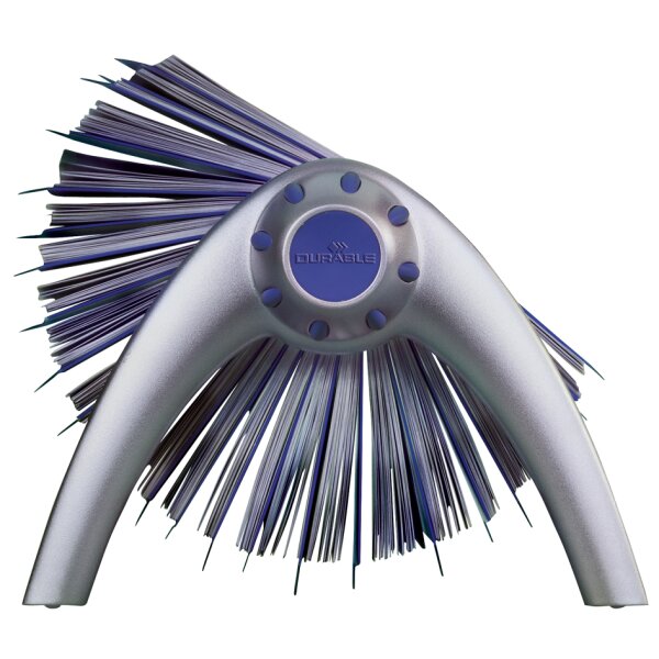 DURABLE Adresskartei TELINDEX flip, metallic-silber blau