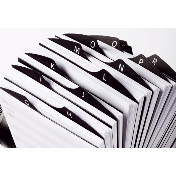 DURABLE Adresskartei TELINDEX, schwarz