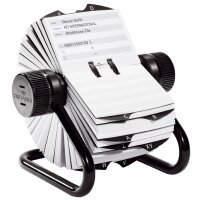 DURABLE Adresskartei TELINDEX, silber