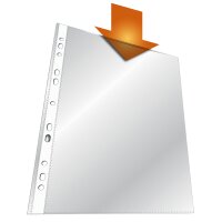 DURABLE pochettes perforées, A4, PP, transparent,...