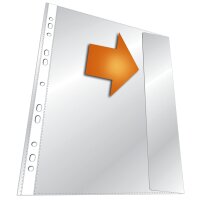 DURABLE Pochette perforée, A4, PP, transparent,...