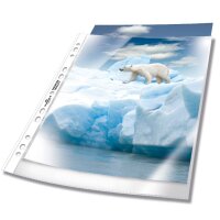 DURABLE Pochette perforée, A4, PP, transparent,...