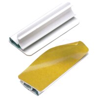 DURABLE VARIOCLIP adhésif, clip blanc avec bandes...