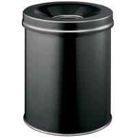 DURABLE Poubelle SAFE, rond, 30 litres, gris